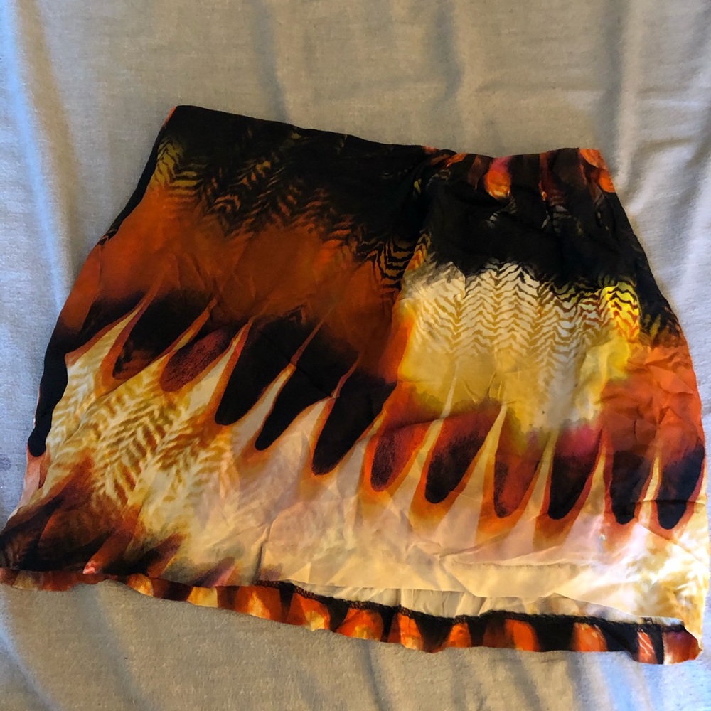 Silk Mini Skirt